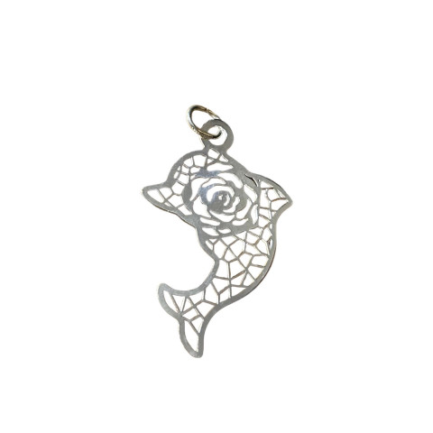 Delfin calado plata 925