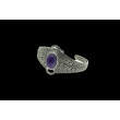 Brazalete Amatista y Plata 1ªLey 925mm