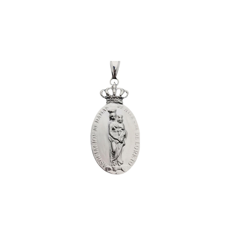 Medalla Nuestra Señora del Loreto Plata 925