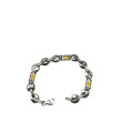 Pulsera calabrote bandera España plata 925