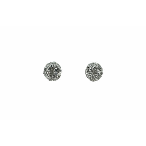  Pendientes plata 925 y circonitas blancas 
