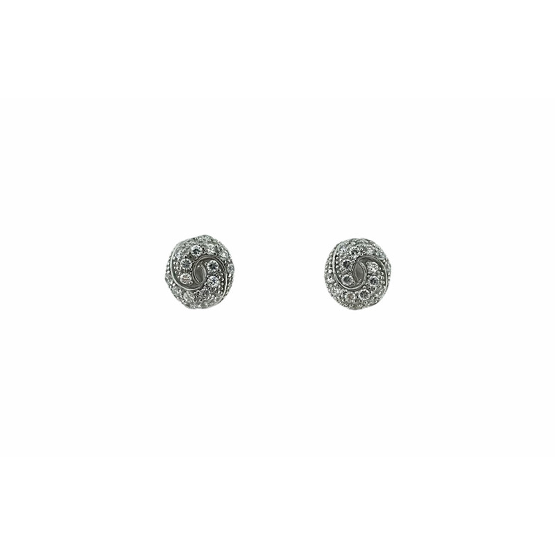  Pendientes plata 925 y circonitas blancas 