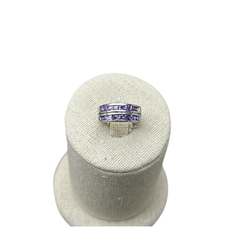 CH-161 Alianza Doble Circonita Y Plata 925