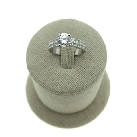 CH-395 Sortija circonitas y plata 925