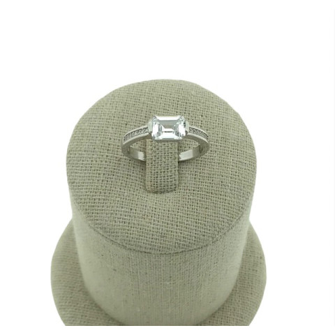 Sortija circonita y plata 925 