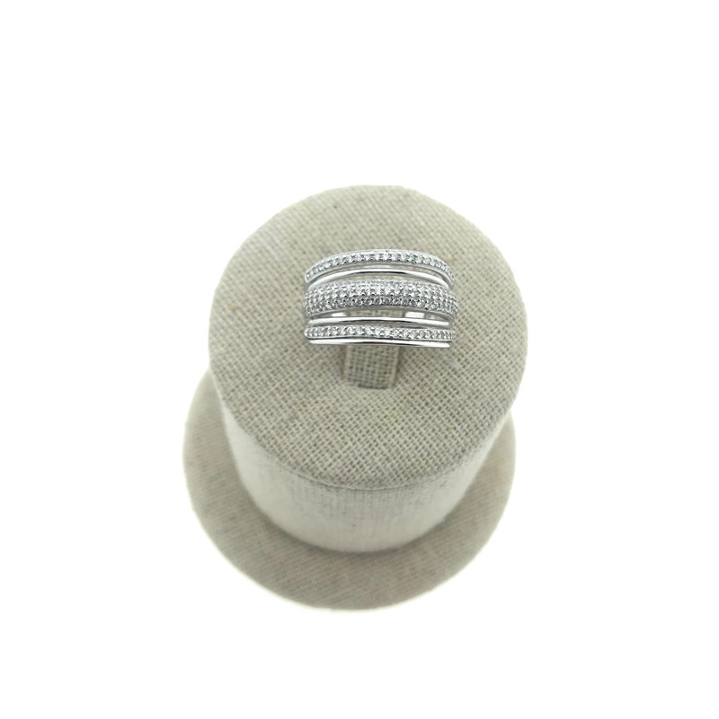 Sortija circonita y plata 925