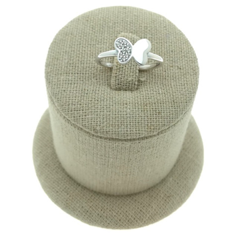 Sortija mariposa circonita y plata 925 