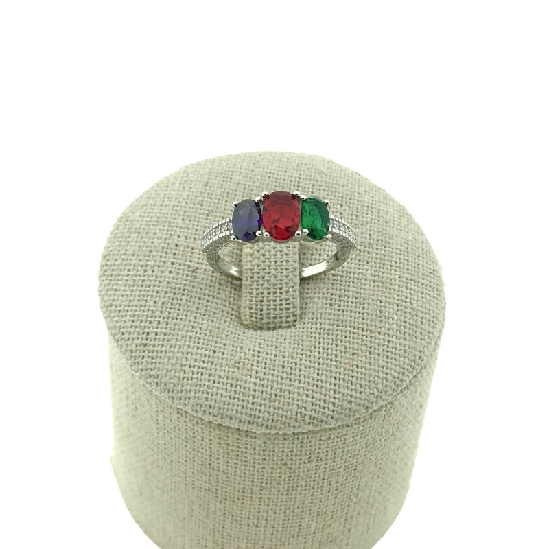 Sortija circonitas y plata 925 