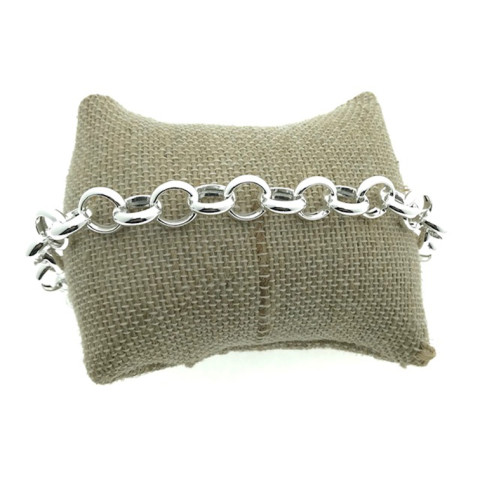 Pulsera rolo plata 925 
