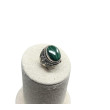 Sortija agatha Malaquita  Plata 1ªLey 925mm