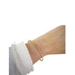 Pulsera caña Oro 18 k 
