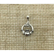 Colgante claddagh irlándes plata 925 