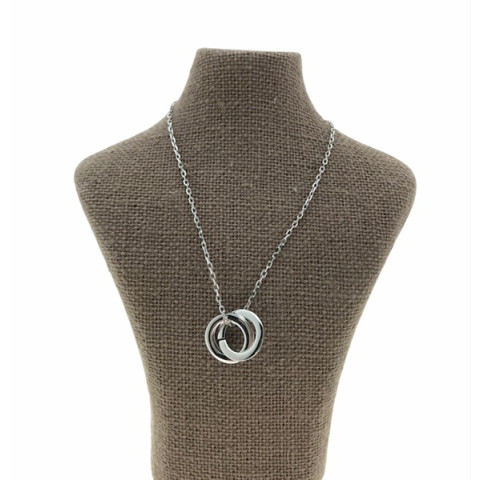 Gargantilla Plata 925 círculos 