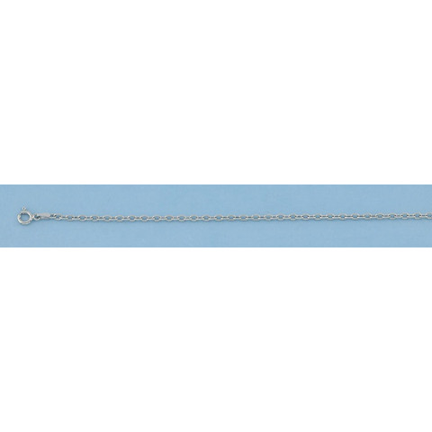CI-118 Cadena forsa ovalada 40cm Plata 1ªLey 925mm