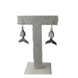 Pendientes peces piedra y Plata 925 