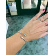 Brazalete  serpiente abierto Plata 925 