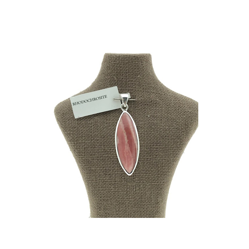 Colgante Rodocrosita y plata 925 