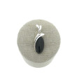 Colgante Azabache y Plata 925mm