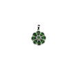 Colgante Flor Circonitas color Plata 9