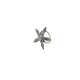 Sortija estrella mar piedra y Plata 925 