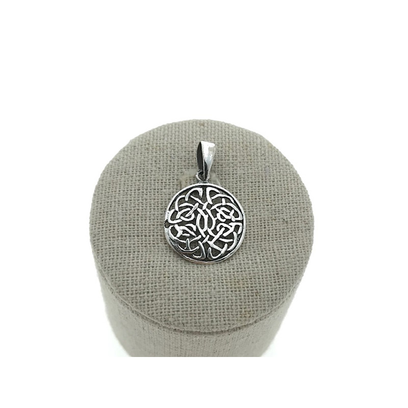 Colgante nudos Celta Plata 1ªLey 925mm