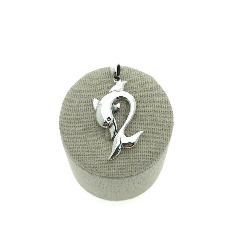 Colgante Delfin Plata 1ªLey  925 