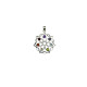 Colgante roseton Chakras Plata 1ªLey 925mm