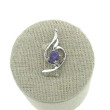  Colgante Circonitas y  Plata 925 Amatista 