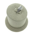 Sortija Blanco Circonita Oro 18K