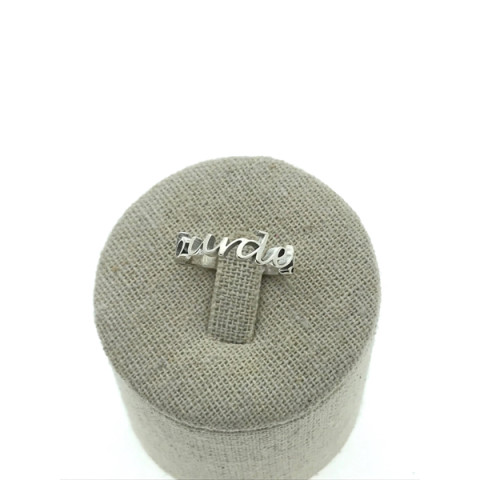 Sortija Nombre Lourdes Plata 925