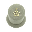 Colgante estrella circonita y Oro 18k