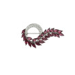 Broche Circonitas y Plata 1ªLey 925mm