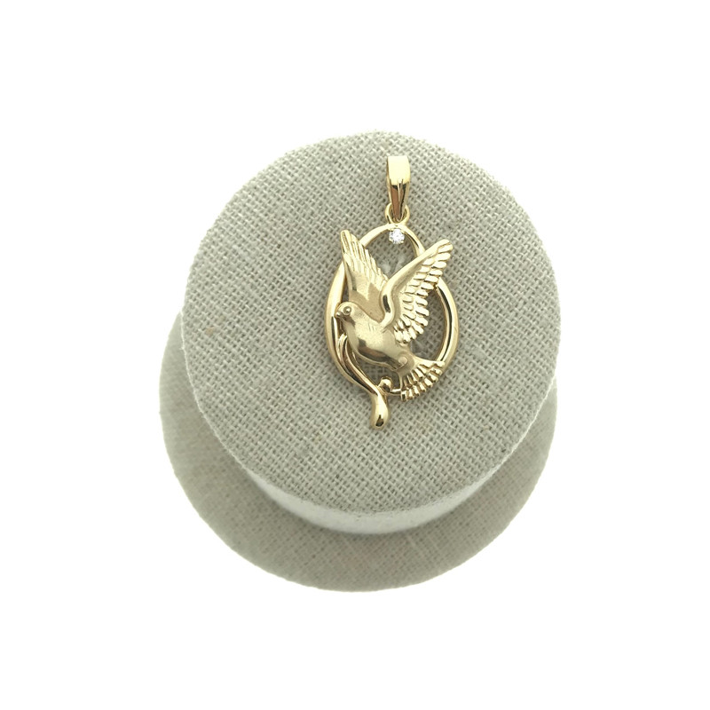 Colgante paloma Oro 18k