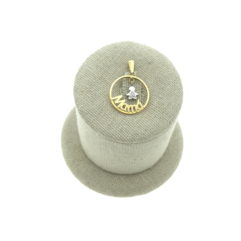 Colgante Mama Niño Oro 18K
