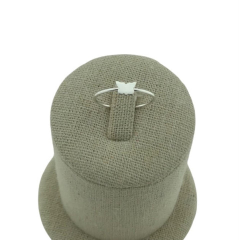 Sortija mariposa  plata 925 