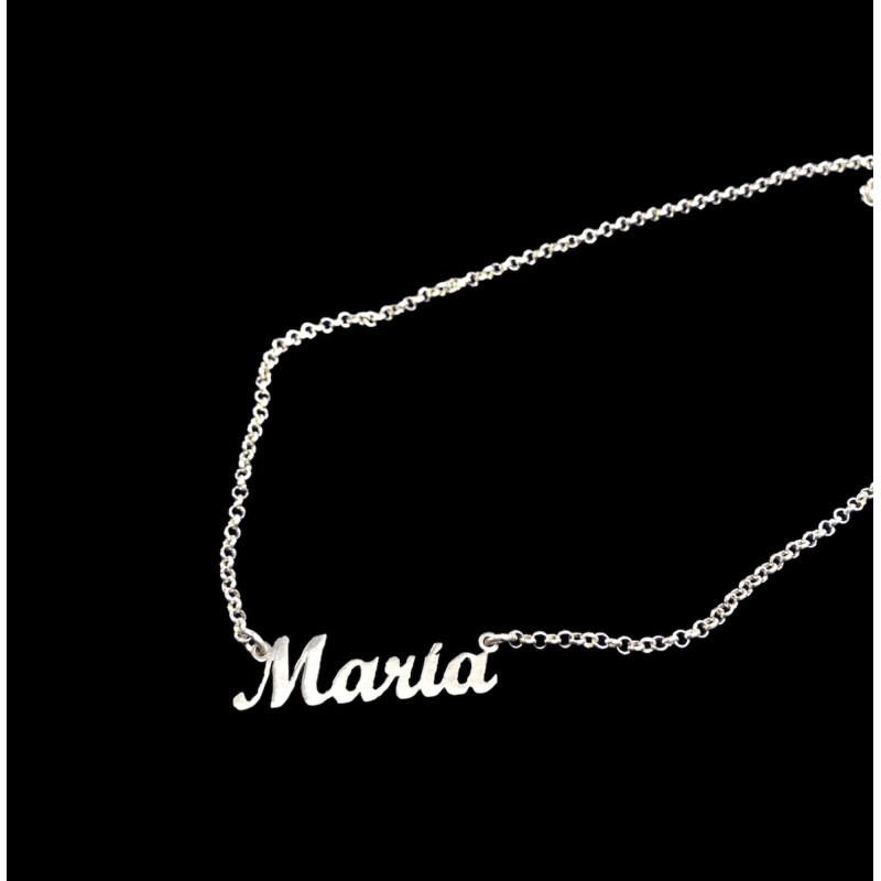 Gargantilla Nombre  plata 925  