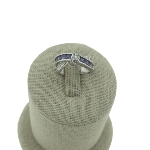  Sortija Circonitas y Plata 925 A/B