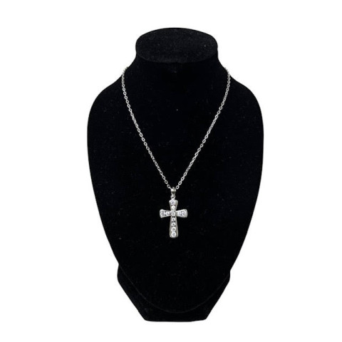 Gargantilla Cruz plata 925