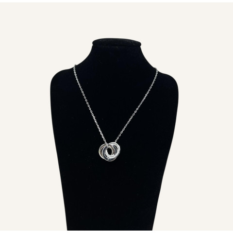 Gargantilla Plata 925 círculos 