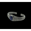 Brazalete Lapislazulli y Plata 1ªLey 925mm