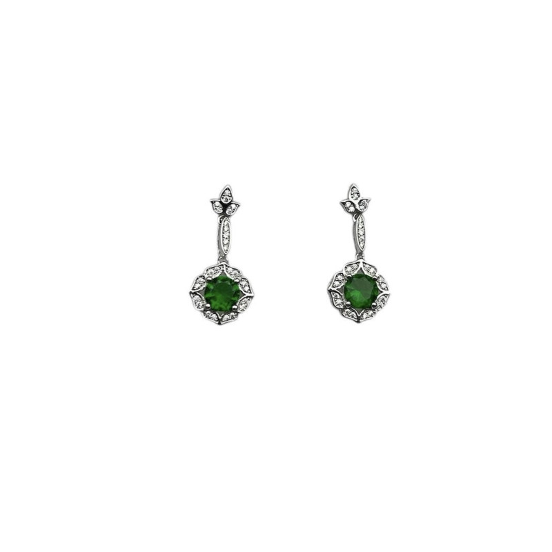 Pendientes circonitas y Plata 925 