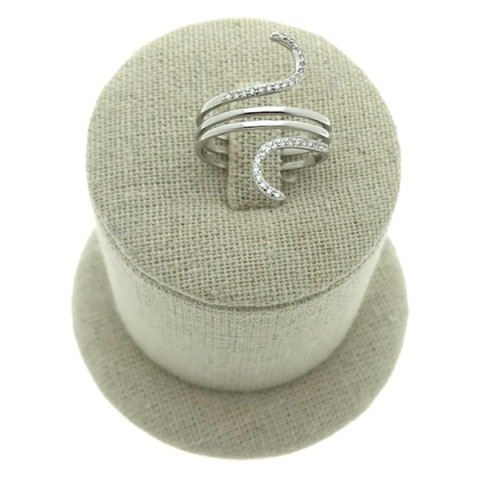 Sortija serpiente circonitas Plata 925