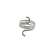 Sortija serpiente circonitas Plata 925