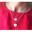 Corazón personalizado  Plata 925mm