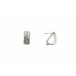 Pendiente omega circonitas y Plata 1ªLey 925mm