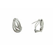 Pendiente omega circonitas y Plata 1ªLey 925mm