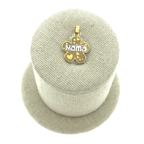 Colgante Mama Flor Oro 18K