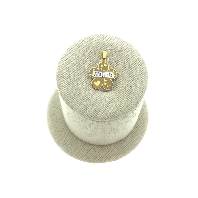 Colgante Mama Flor Oro 18K