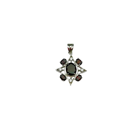 Colgante Piedras Plata 925