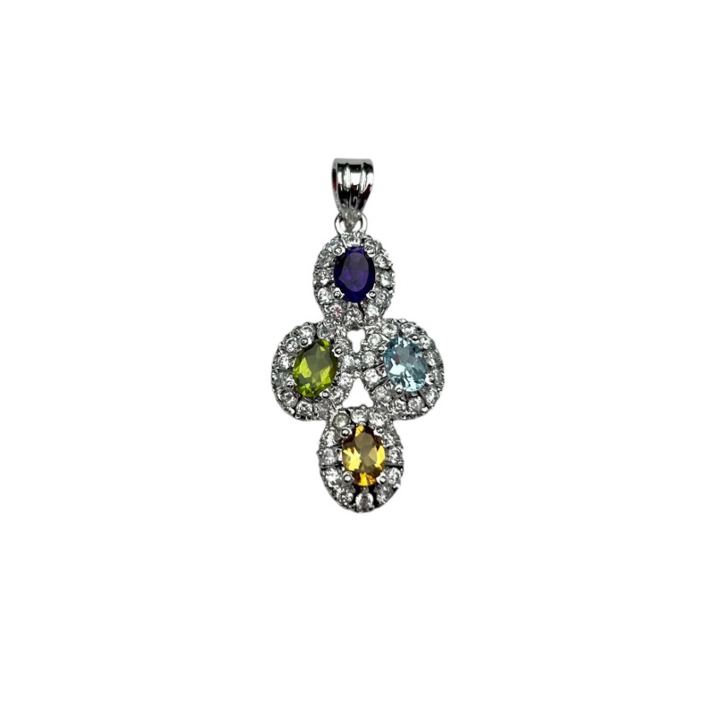 Colgante plata 925 y circonita 
